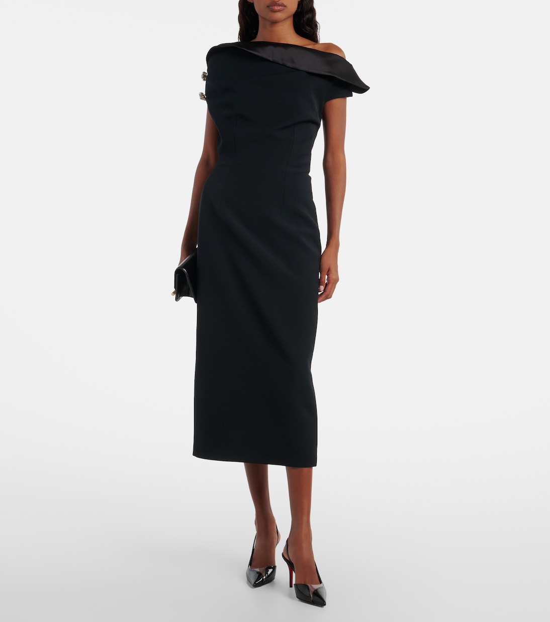 Verziertes Midikleid Reina | Safiyaa