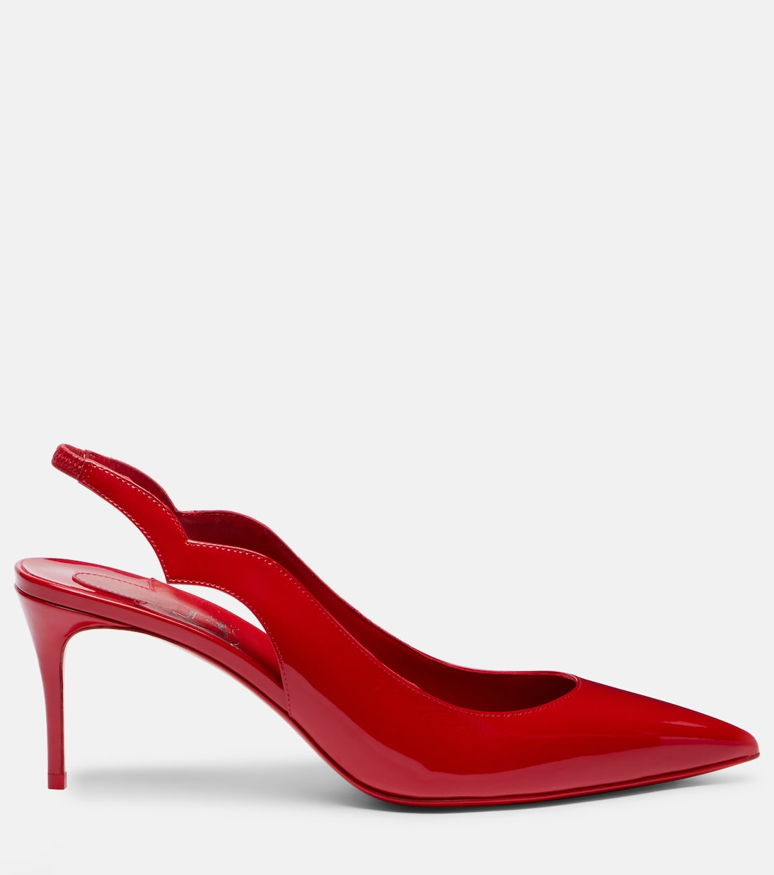 Hot Chick 70 patent leather slingback pumps | Christian Louboutin
