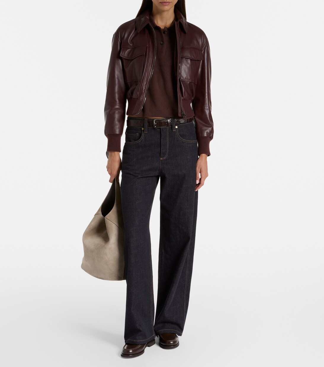 Mid-rise wide-leg jeans | Brunello Cucinelli