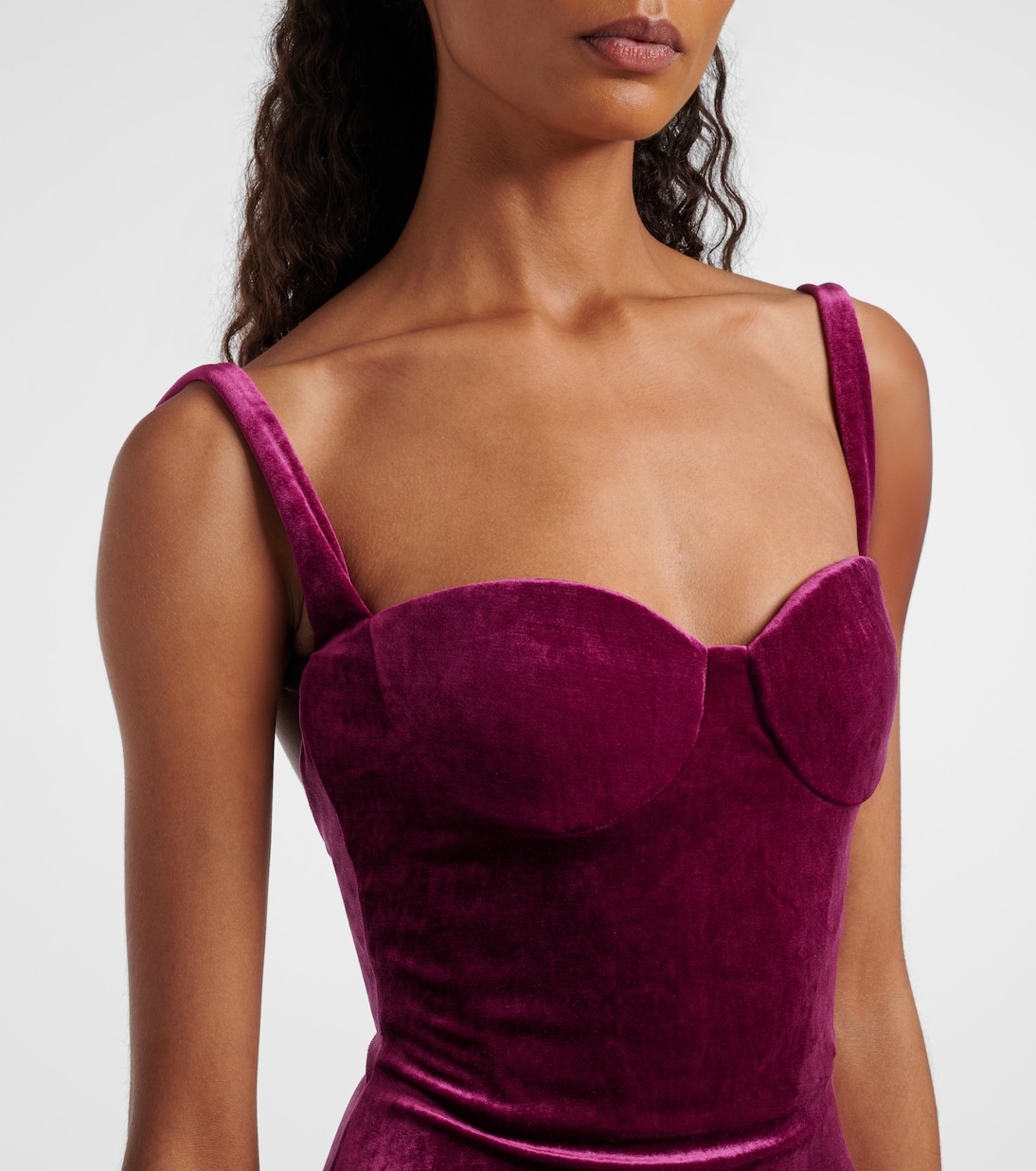 Abito lungo in velluto | Balenciaga