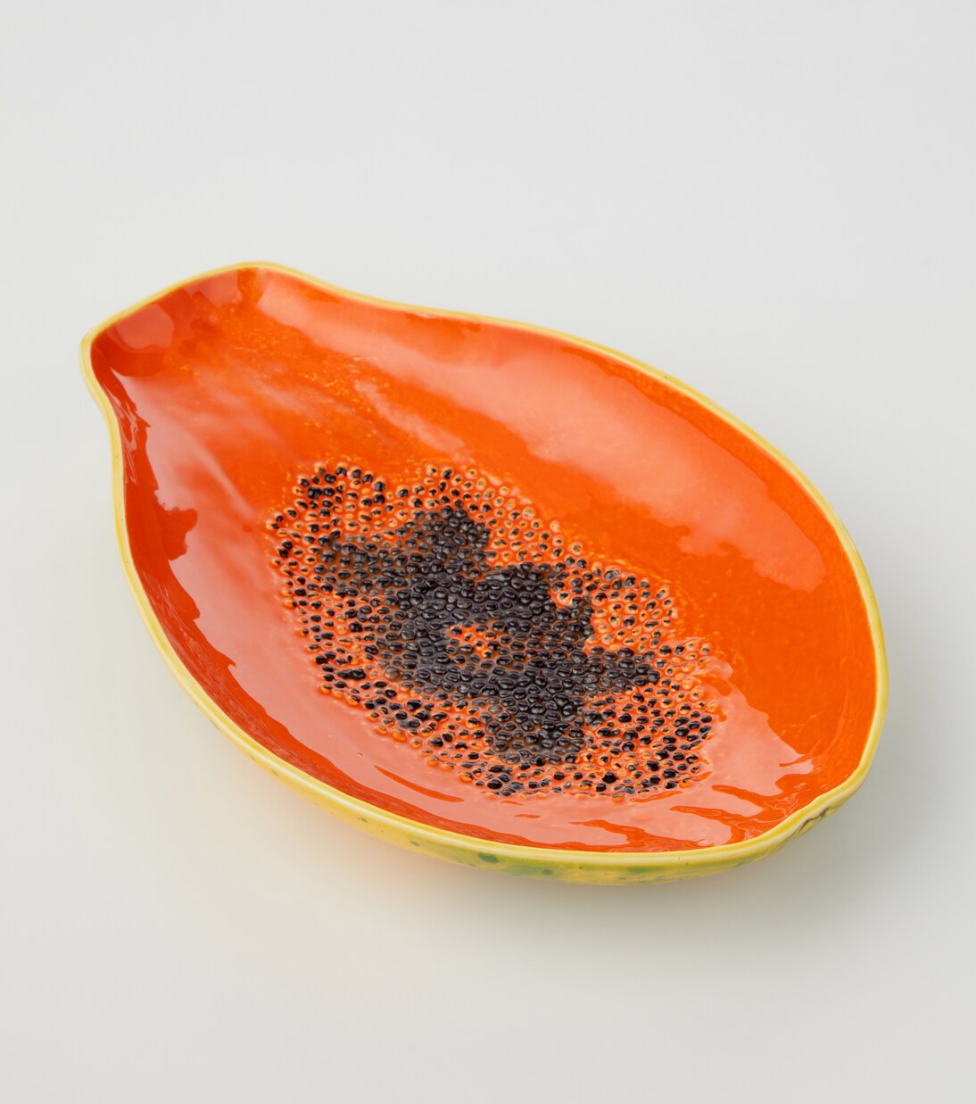 Piatto da portata Tropical Fruits Papaya in terracotta | Bordallo Pinheiro