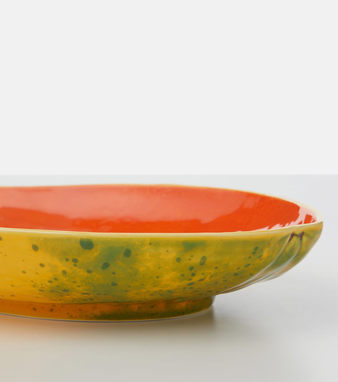 Piatto da portata Tropical Fruits Papaya in terracotta | Bordallo Pinheiro