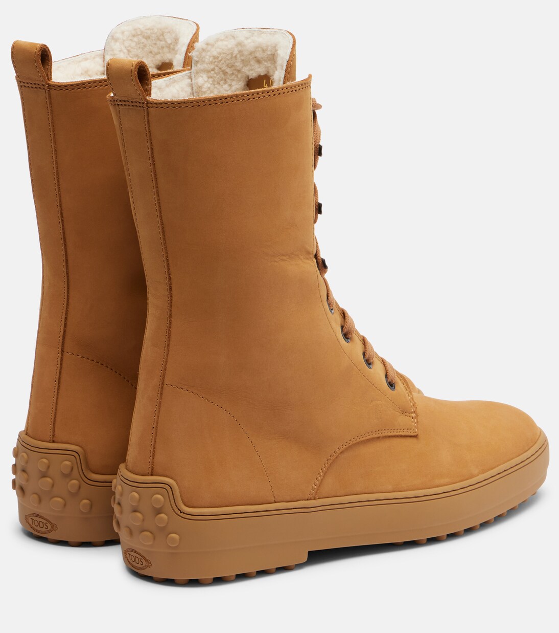 Winter Gommino leather lace-up boots | Tod's