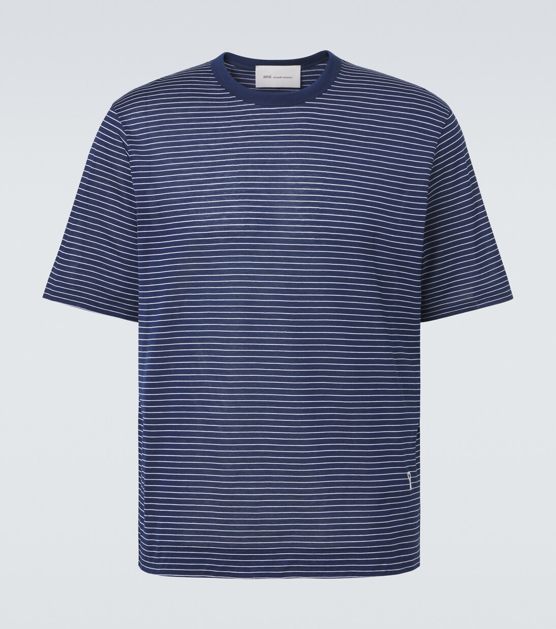 Striped cotton jersey T-shirt | Ami Paris