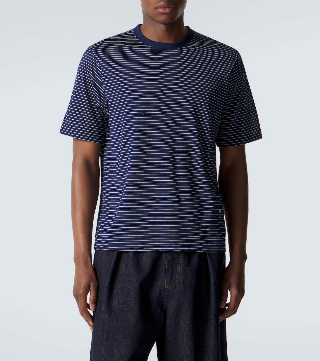 Striped cotton jersey T-shirt | Ami Paris