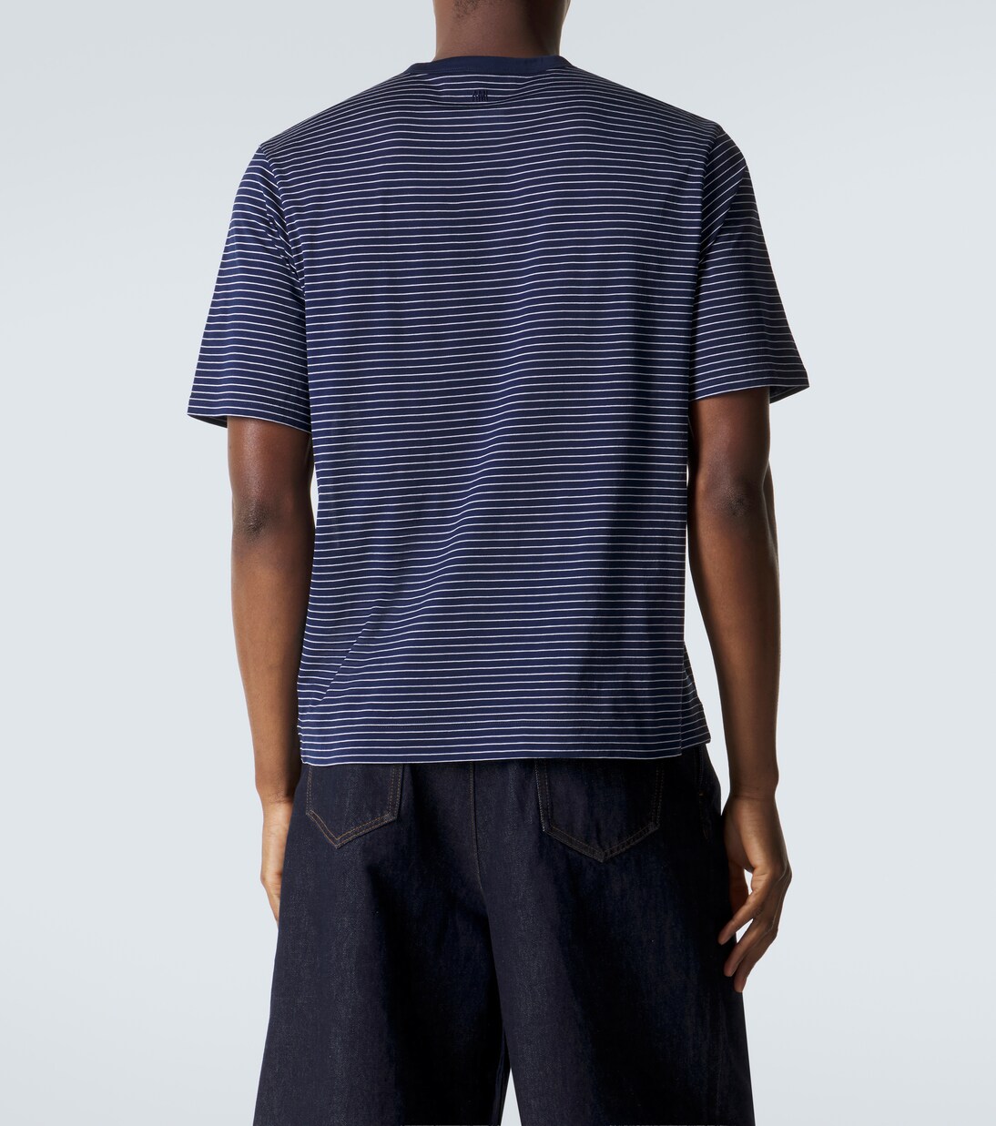 Striped cotton jersey T-shirt | Ami Paris