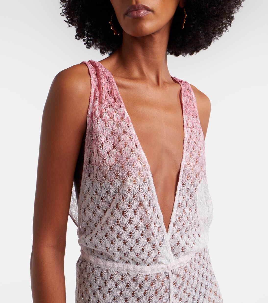 Open-knit lamé jumpsuit | Missoni