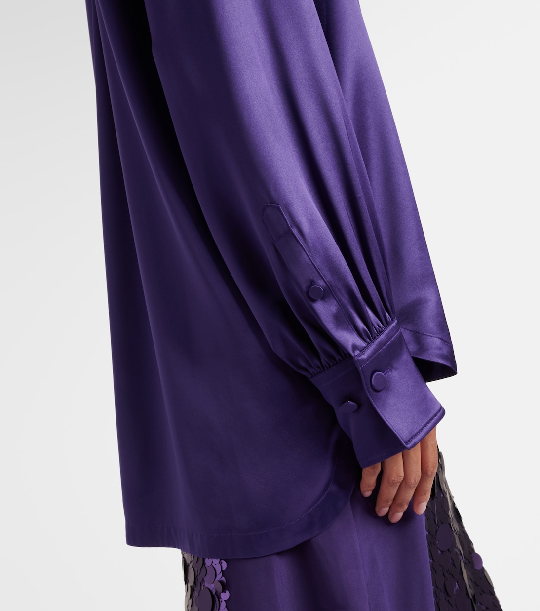 Dieu satin blouse | Joseph