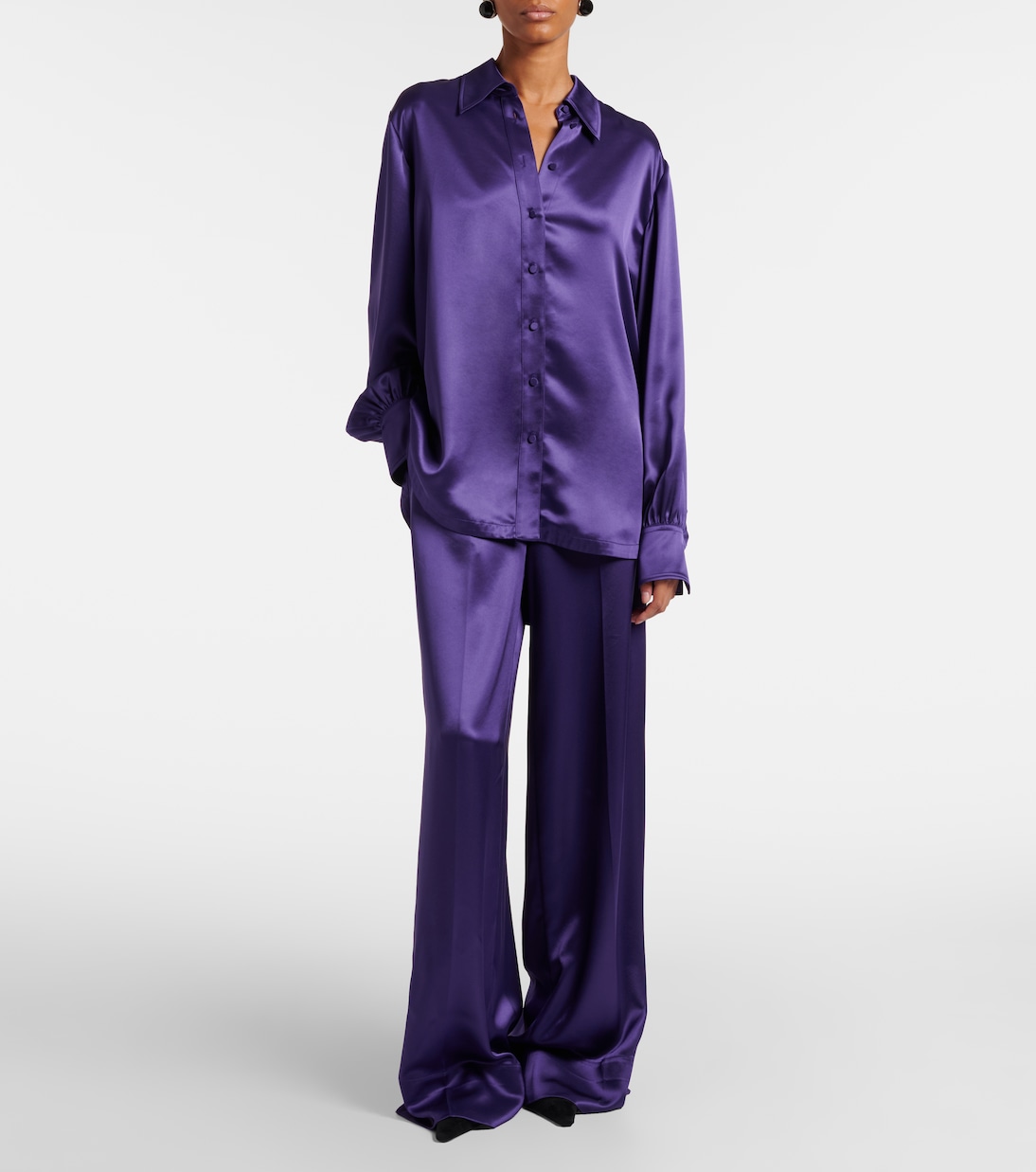 Dieu satin blouse | Joseph