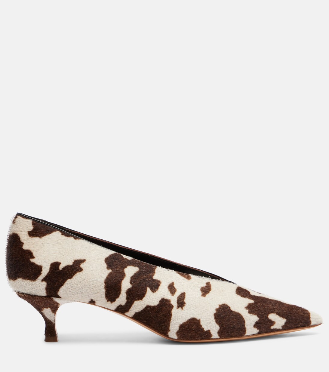 Babouche cow-print calf hair pumps | Le Monde Béryl