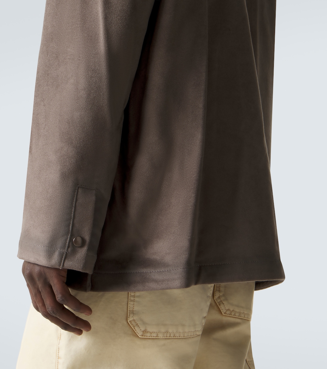 Suede-trimmed jacket | Loewe