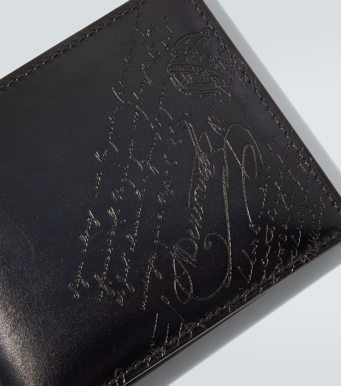 Makore Scritto leather bifold wallet | Berluti