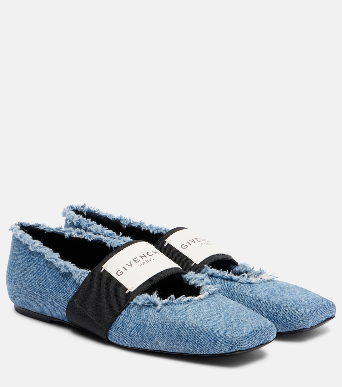 Ballerinas Sliced Square aus Denim | Givenchy