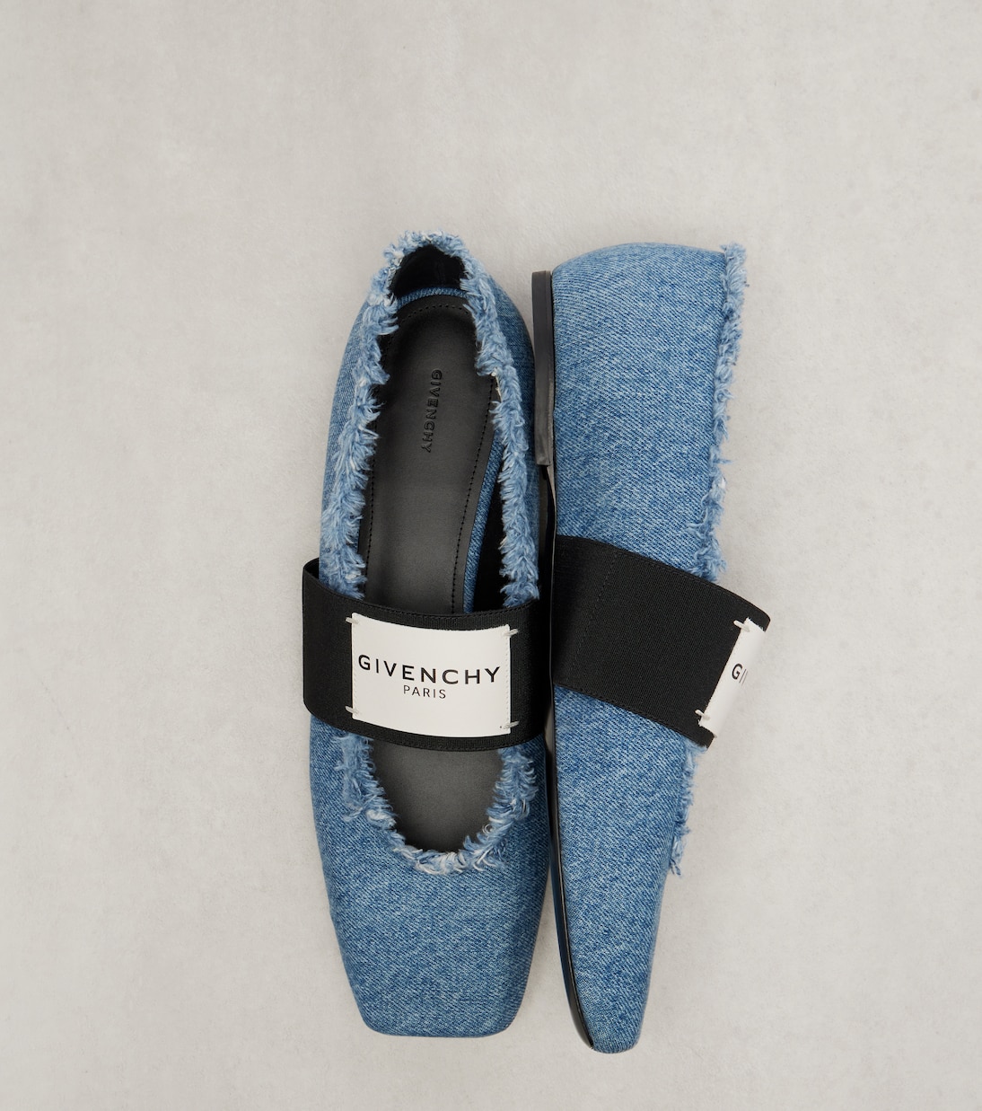Ballerinas Sliced Square aus Denim | Givenchy