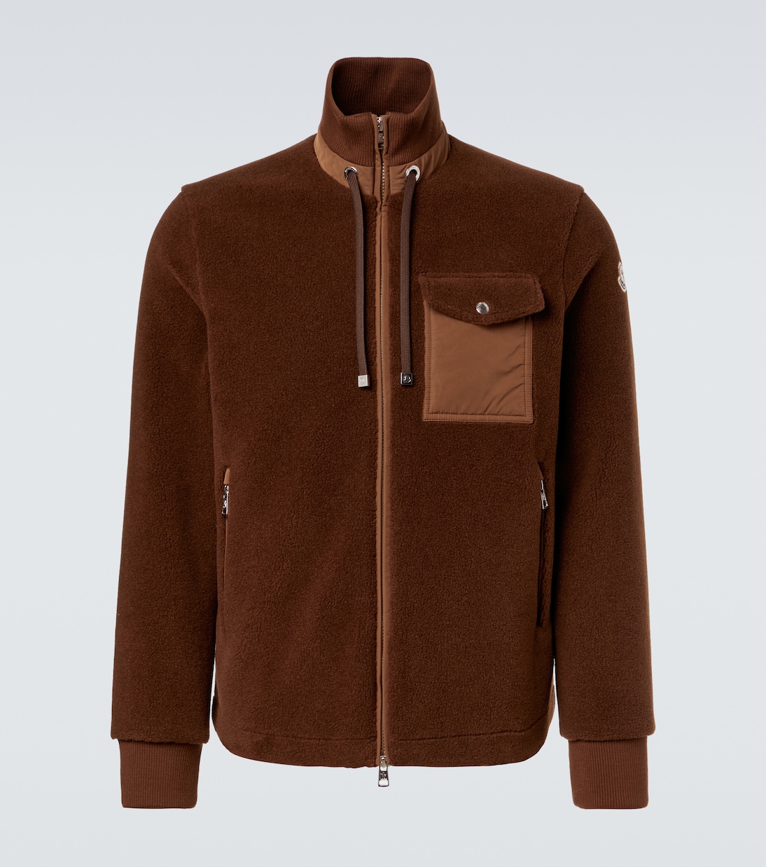 Down-paneled teddy cardigan | Moncler