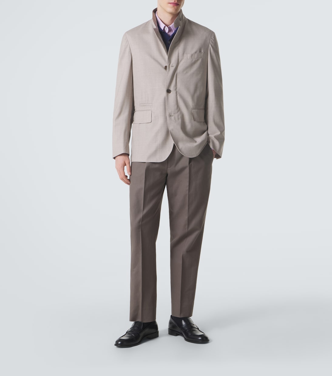 Gerade Hose aus Baumwolle und Leinen | Zegna