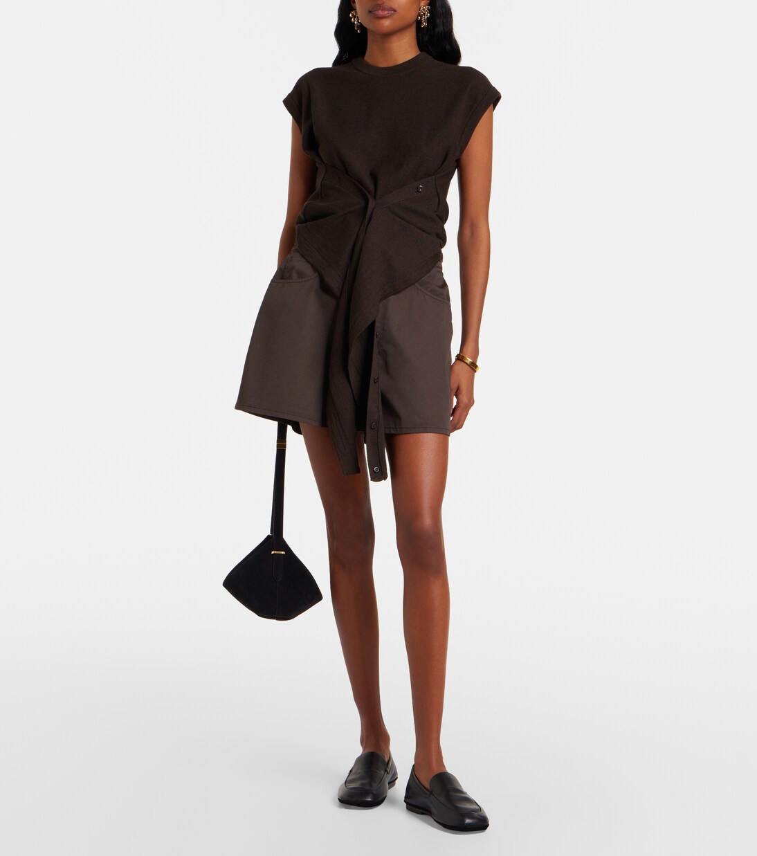 Cotton twill shorts | Lemaire