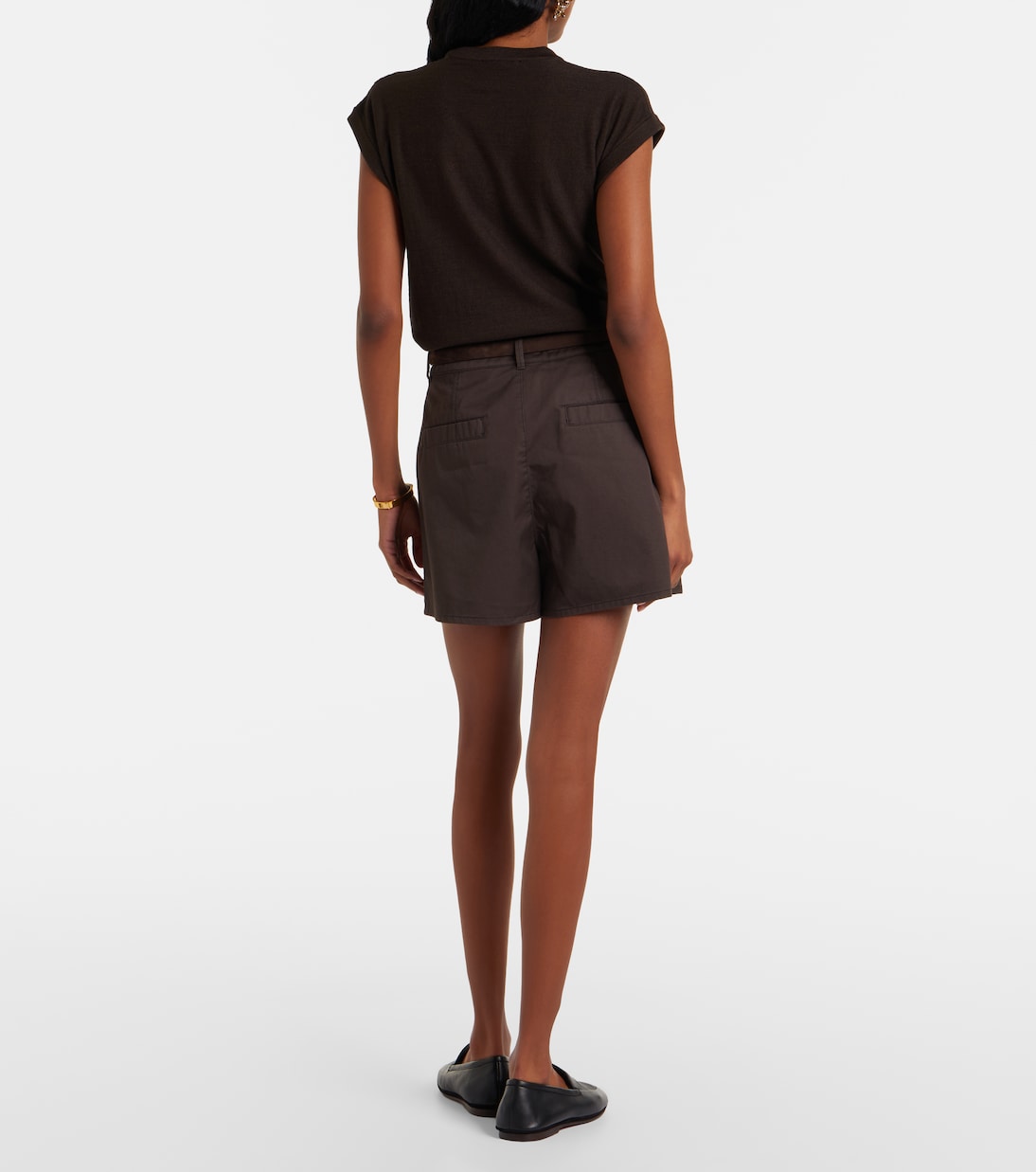 Cotton twill shorts | Lemaire