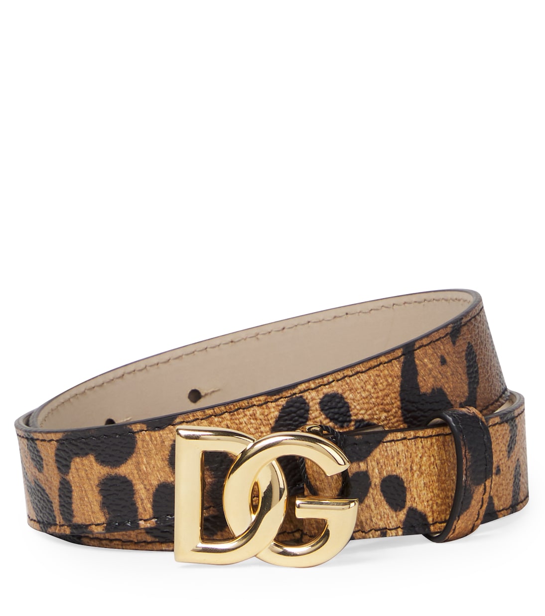 DG leopard-print belt | Dolce&Gabbana Kids