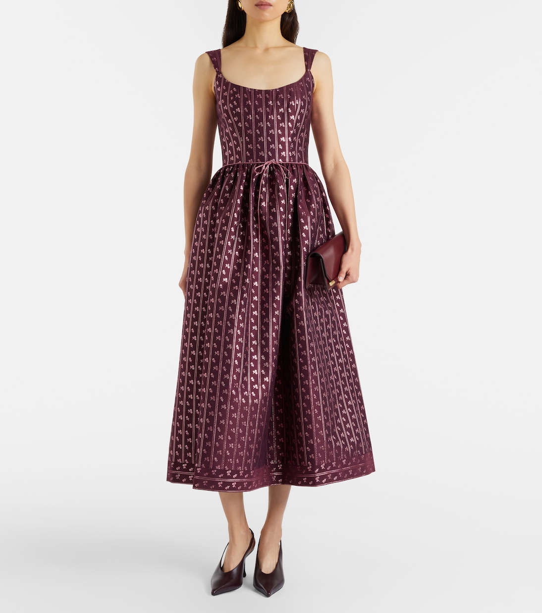 Apple bow-detail bustier dress | Markarian