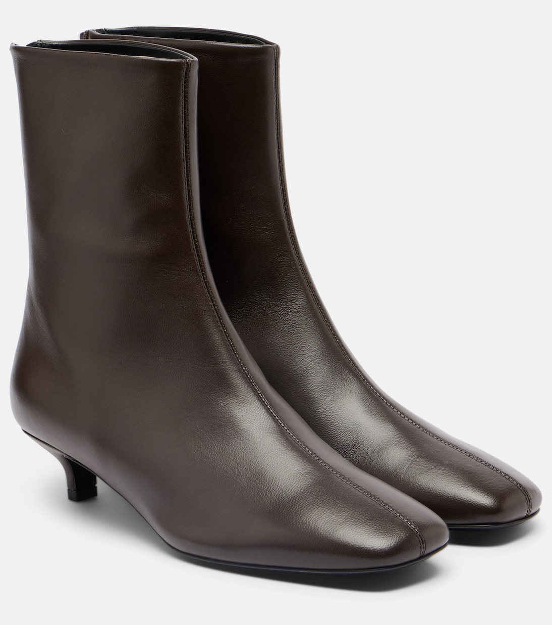 Leather ankle boots | Toteme