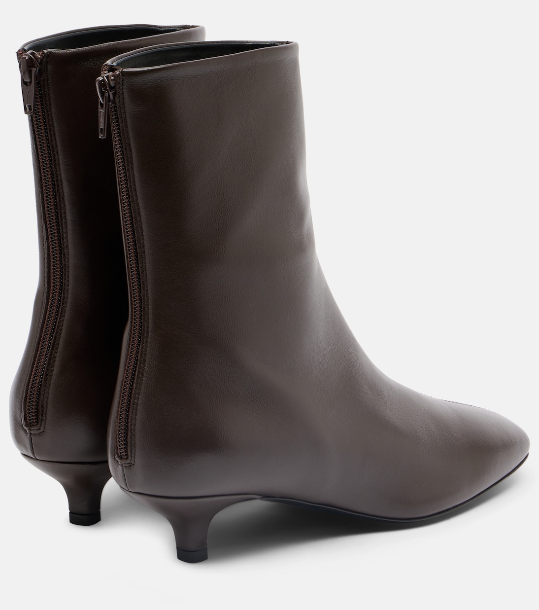 Leather ankle boots | Toteme