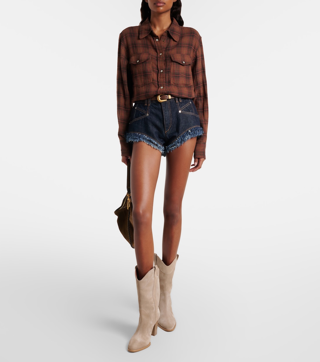 Lavinia suede cowboy boots | Paris Texas