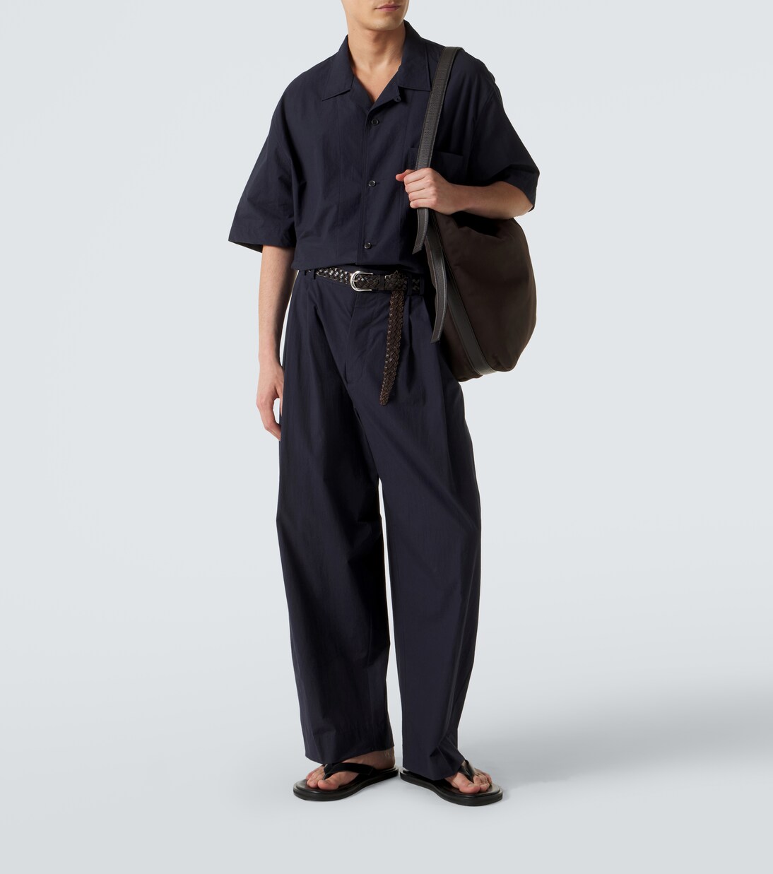Line cotton wide-leg pants | Studio Nicholson