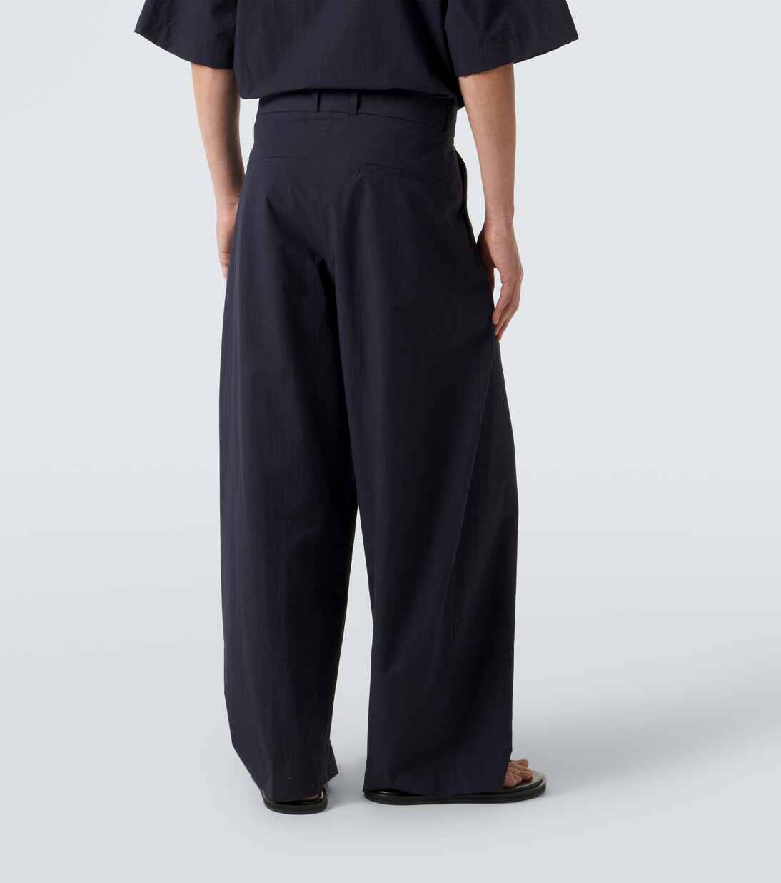 Line cotton wide-leg pants | Studio Nicholson