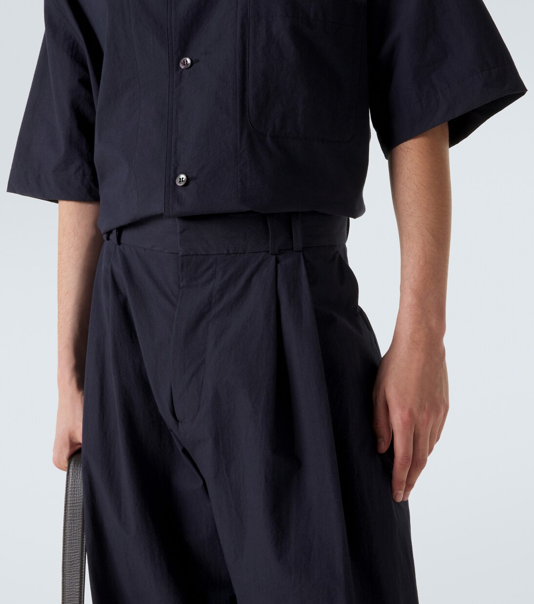 Line cotton wide-leg pants | Studio Nicholson