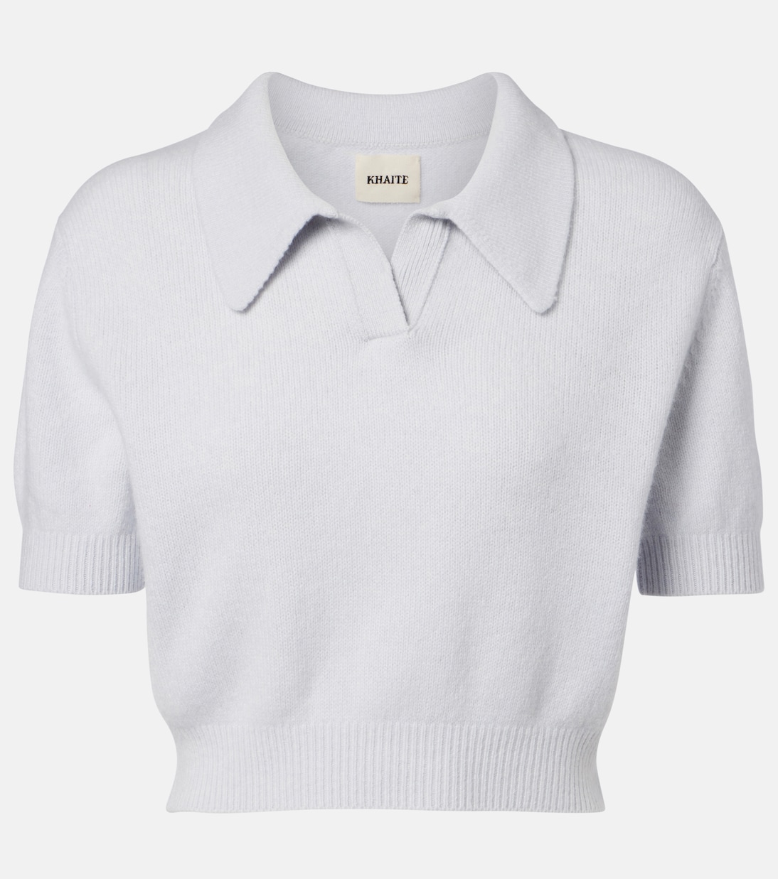 Top cropped Leni de lana y cachemir | Khaite