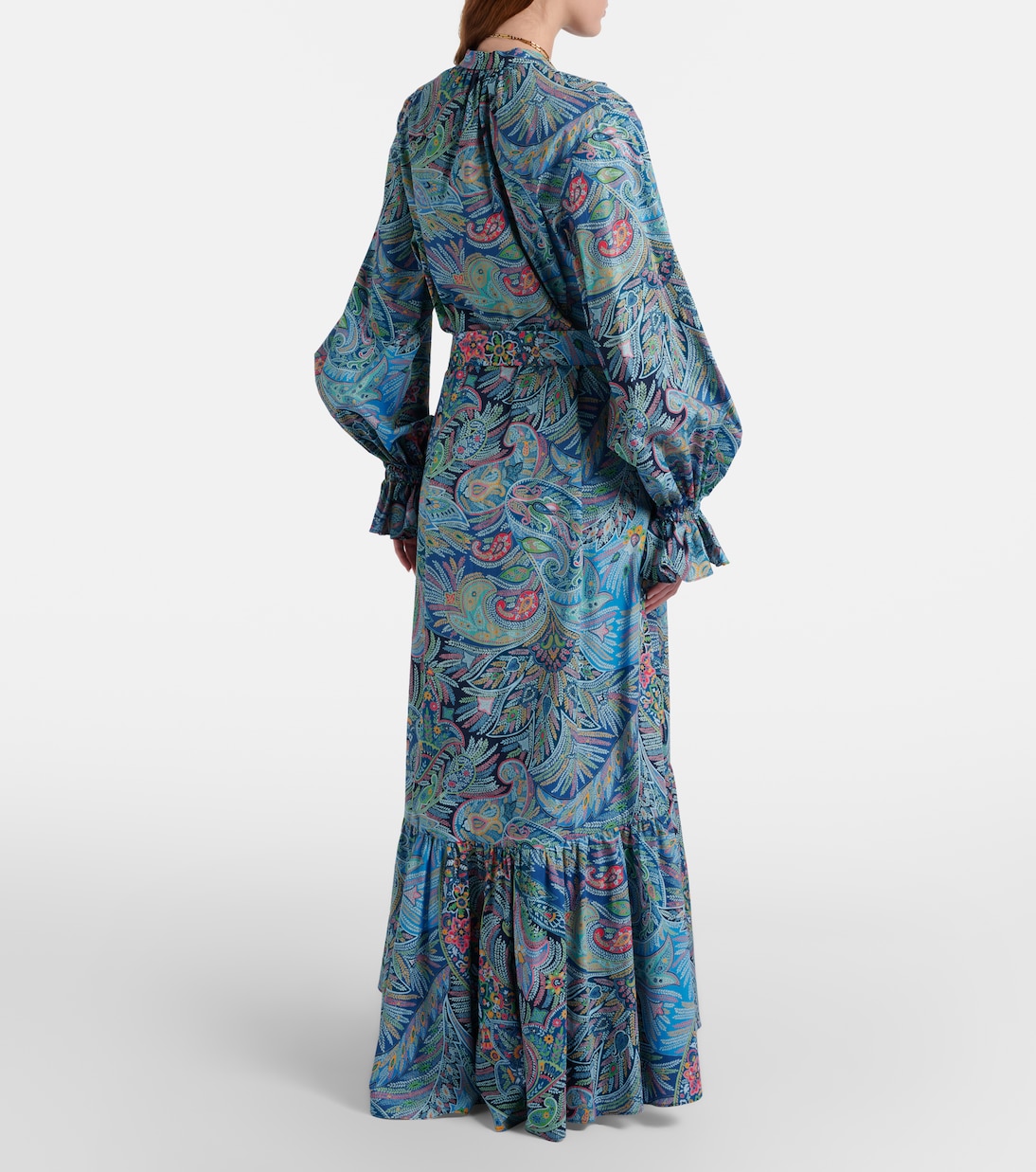 Paisley cotton-blend shirt dress | Etro