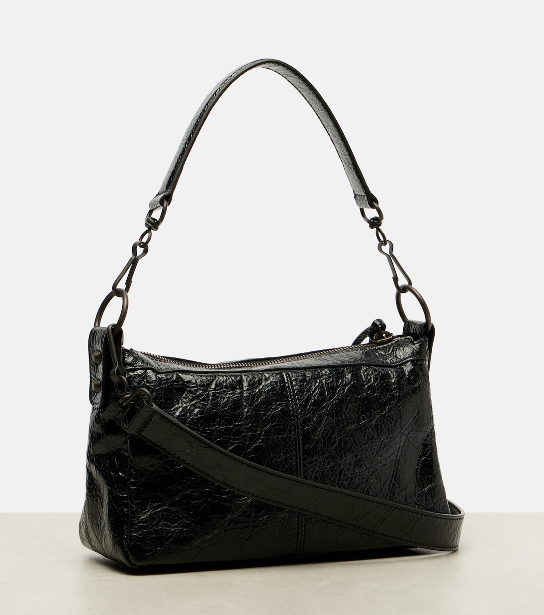 Schultertasche Le City Moto Small aus Leder | Balenciaga