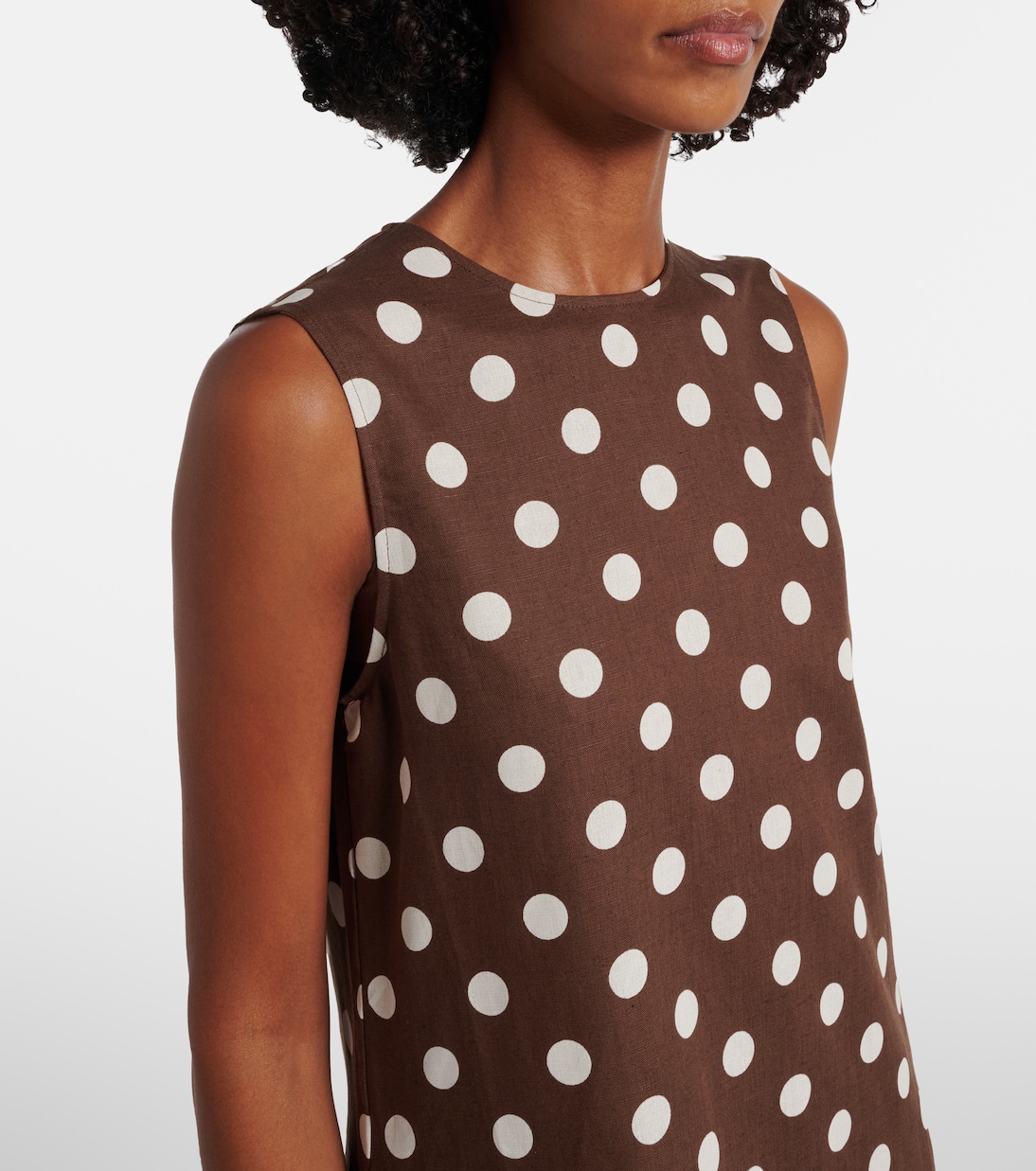 Maxikleid Tallin aus Leinen und Baumwolle | Asceno