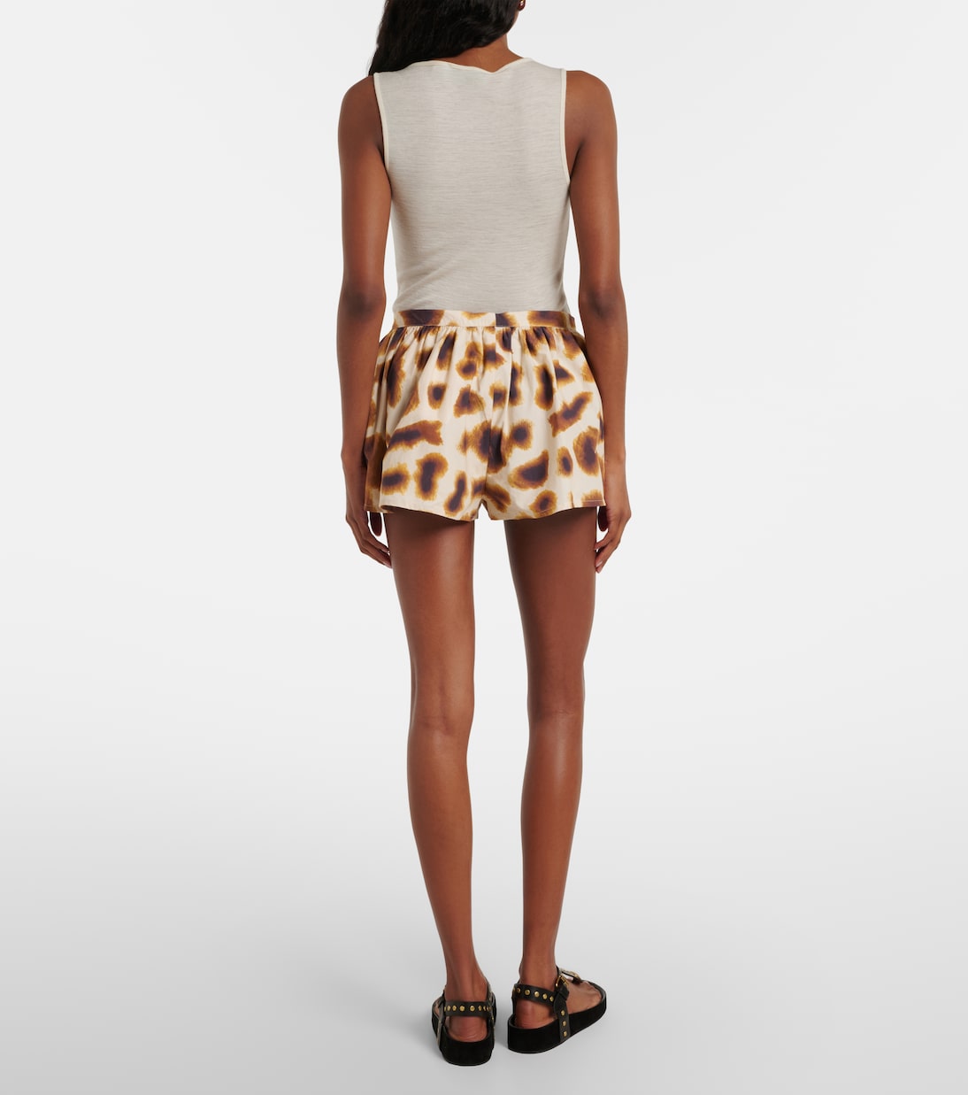 Short en coton à imprimé | Christopher Esber