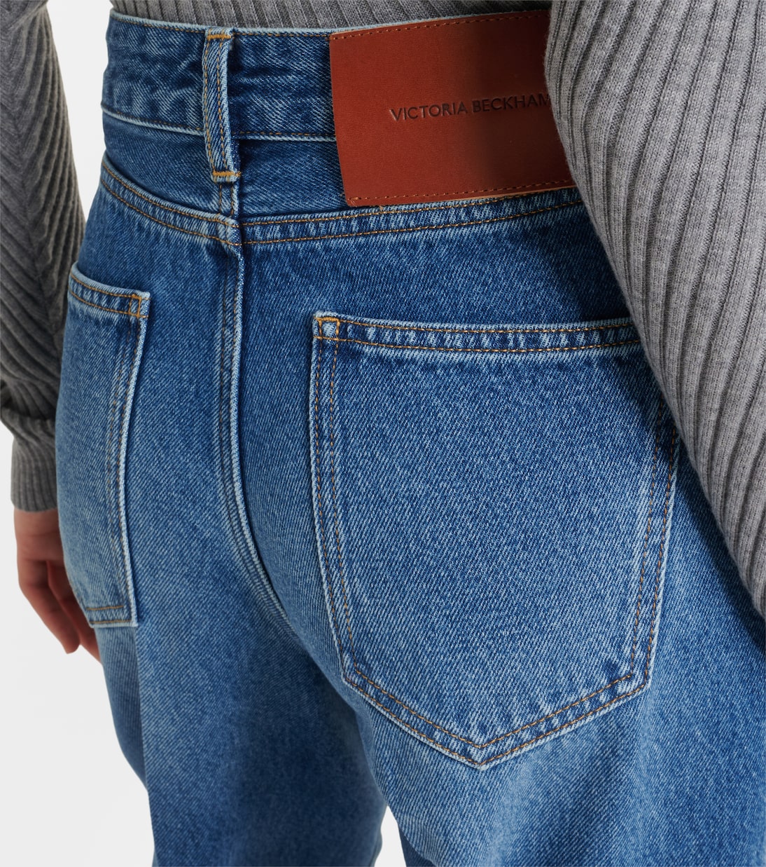 High-rise wide-leg jeans  | Victoria Beckham