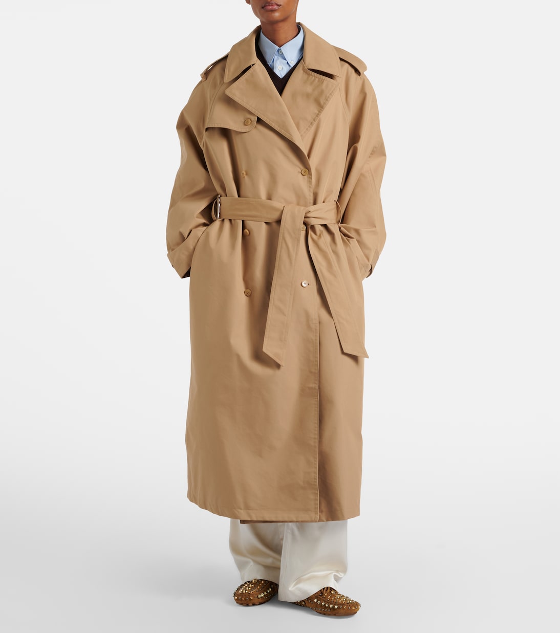 Trench Riva in cotone oversize | The Frankie Shop