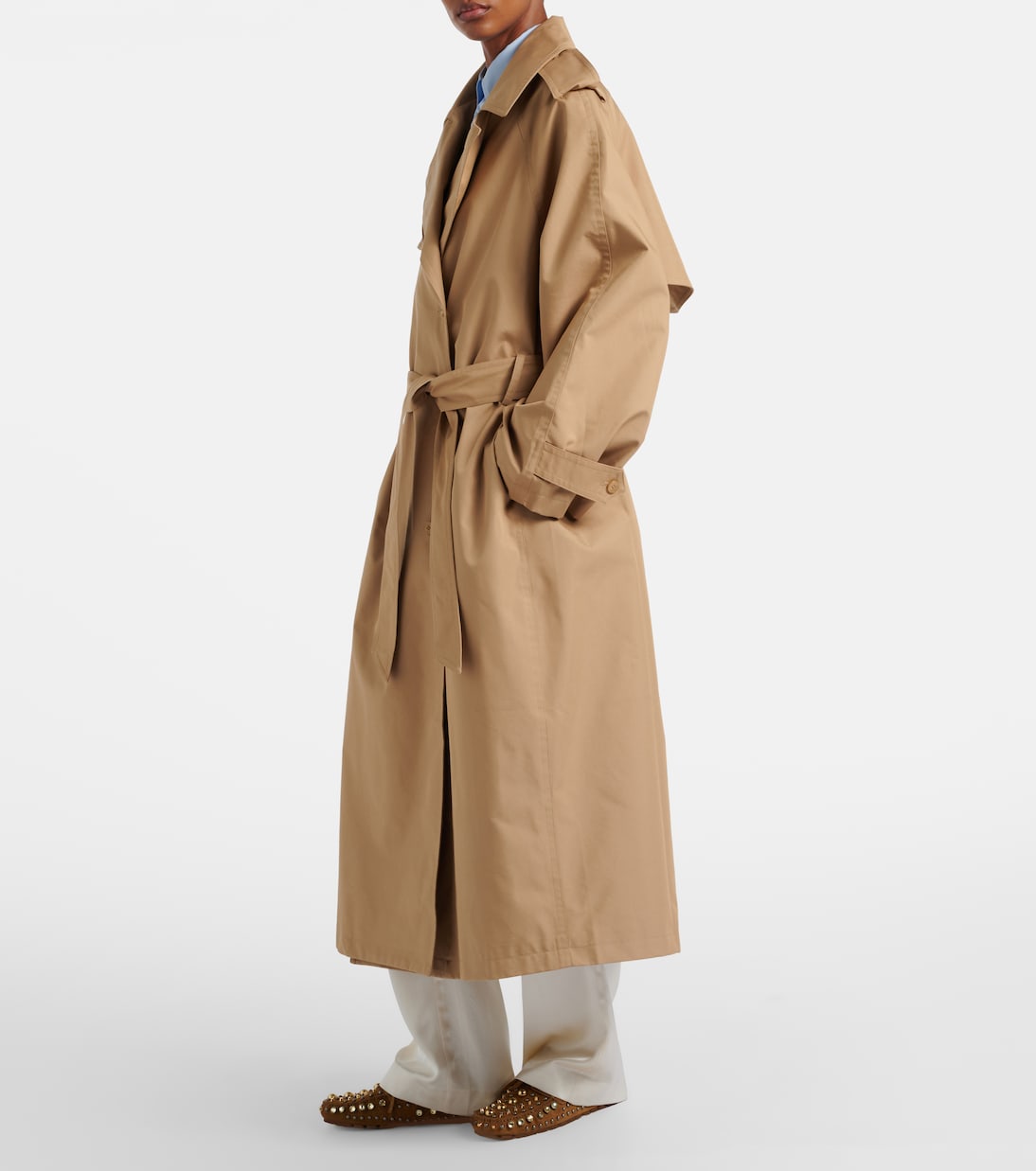 Trench Riva in cotone oversize | The Frankie Shop