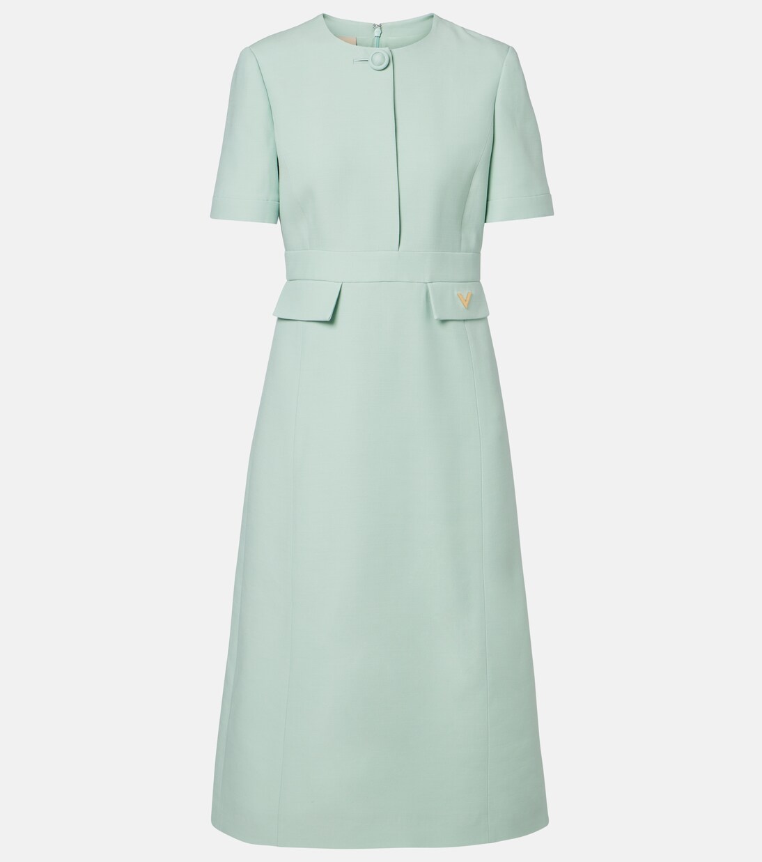Crepe Couture VGold midi dress | Valentino