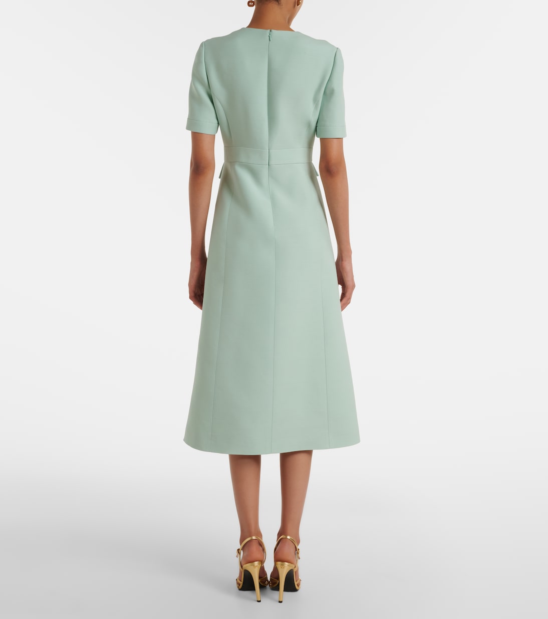 Crepe Couture VGold midi dress | Valentino