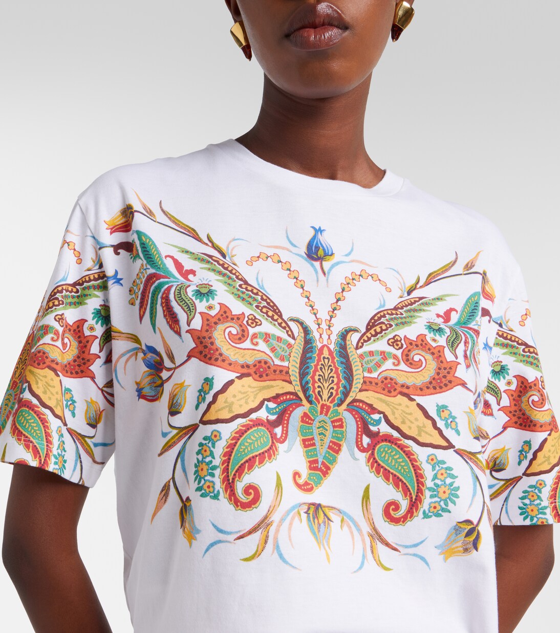 Bedrucktes T-Shirt aus Baumwolle | Etro
