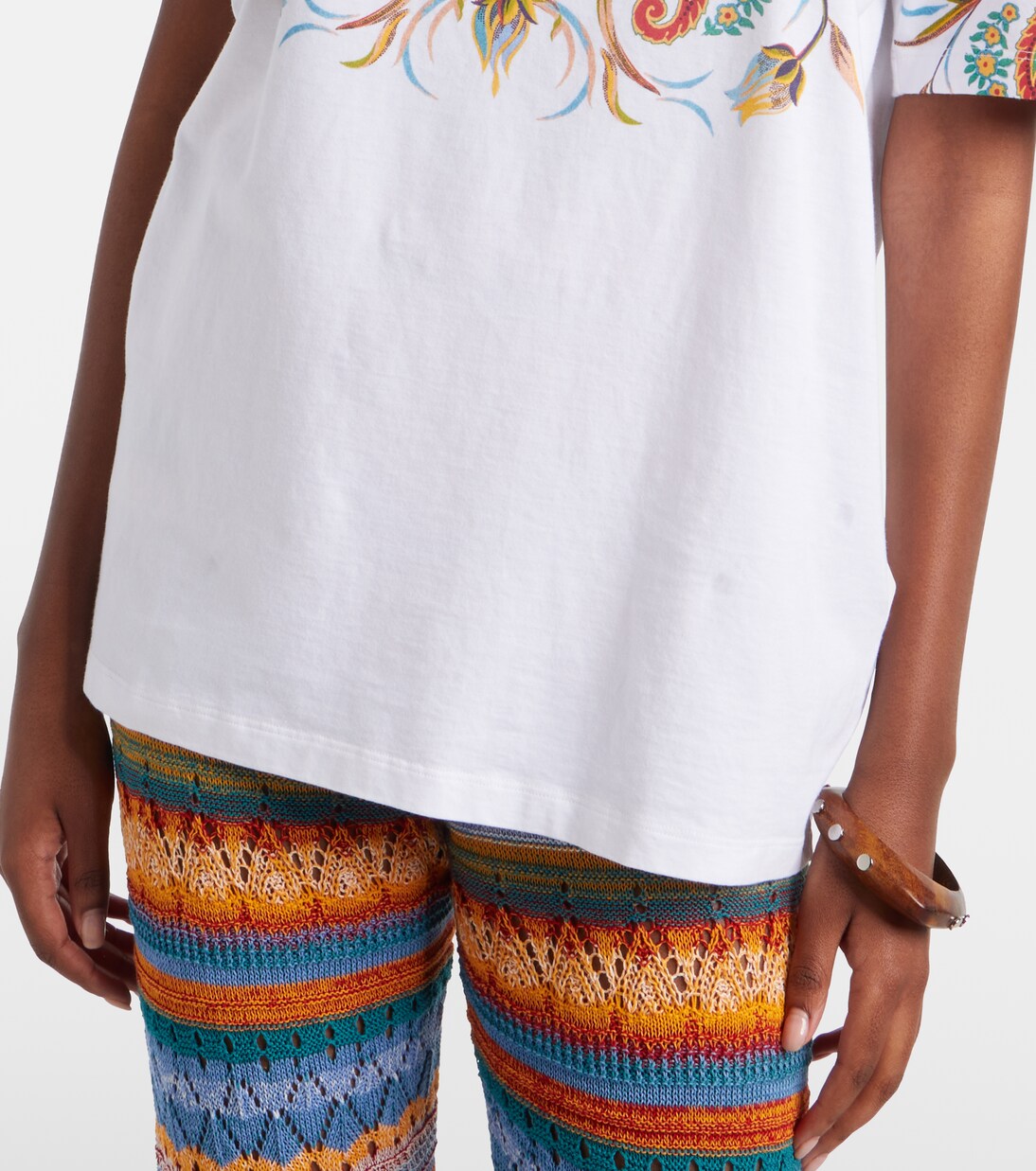 Bedrucktes T-Shirt aus Baumwolle | Etro