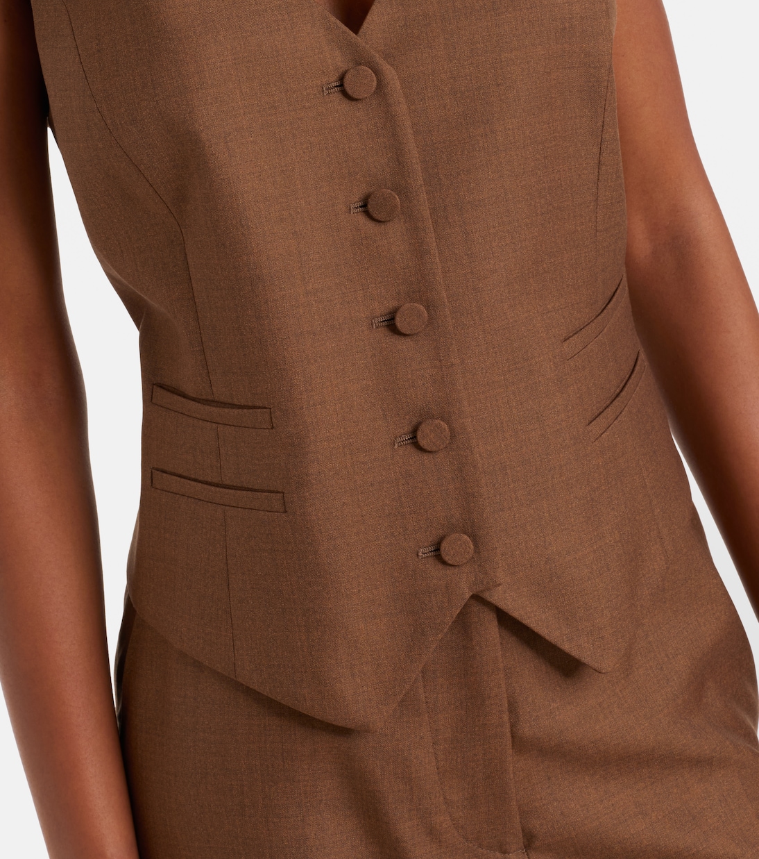 Coleridge wool and silk vest | Gabriela Hearst