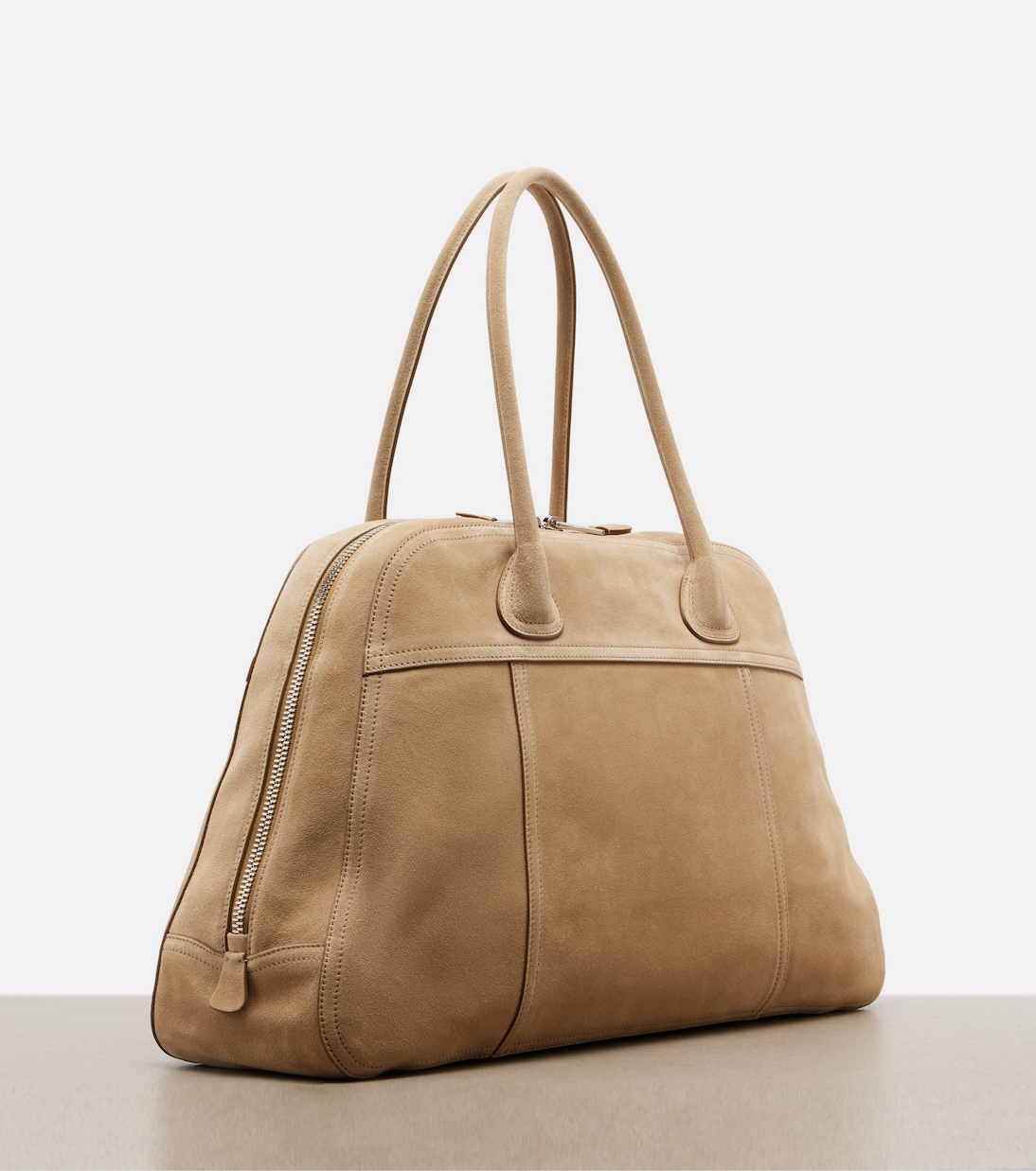 Sac bowling Vivant Large en daim | Miu Miu