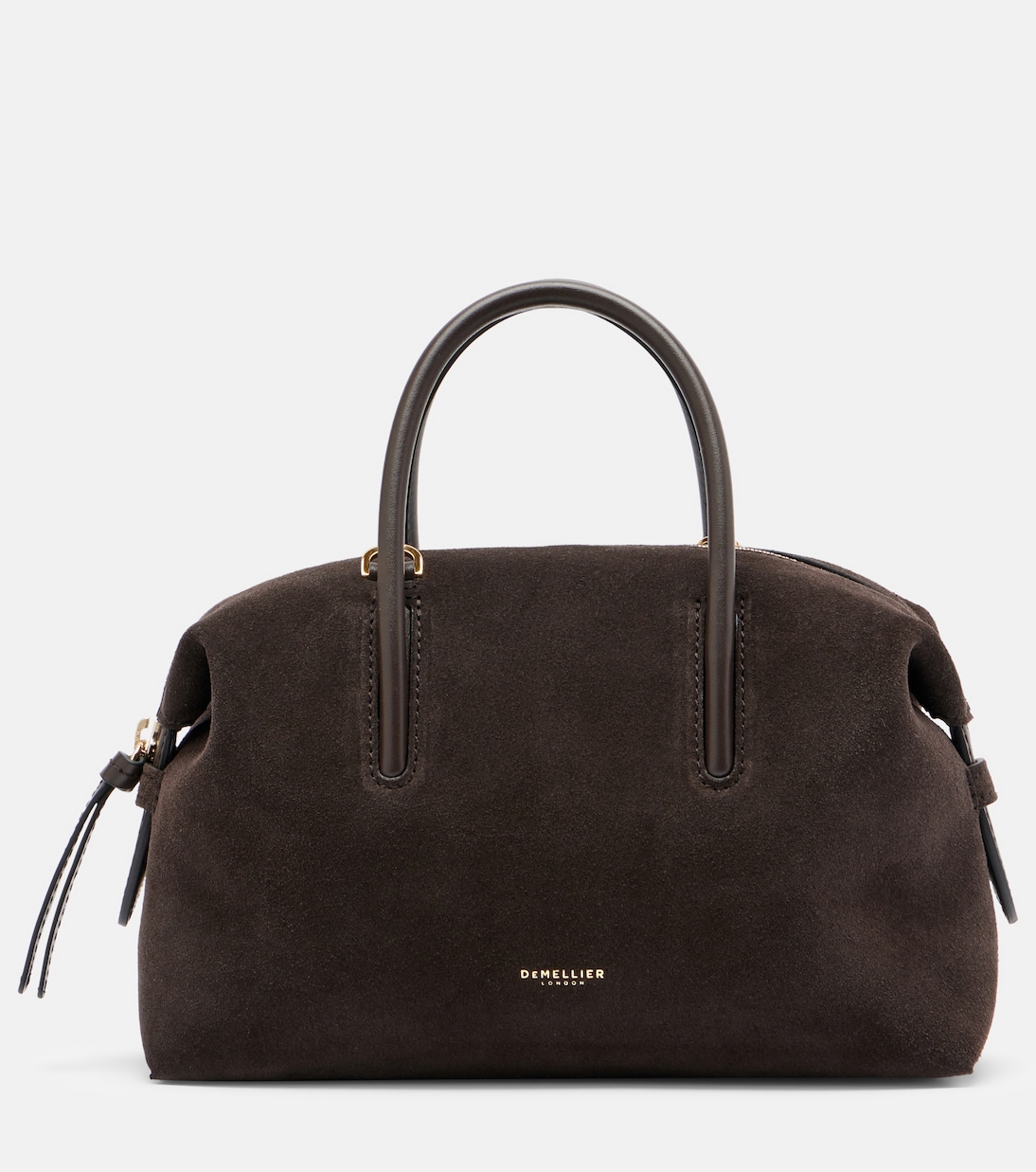 Stockholm Small suede top-handle bag | DeMellier