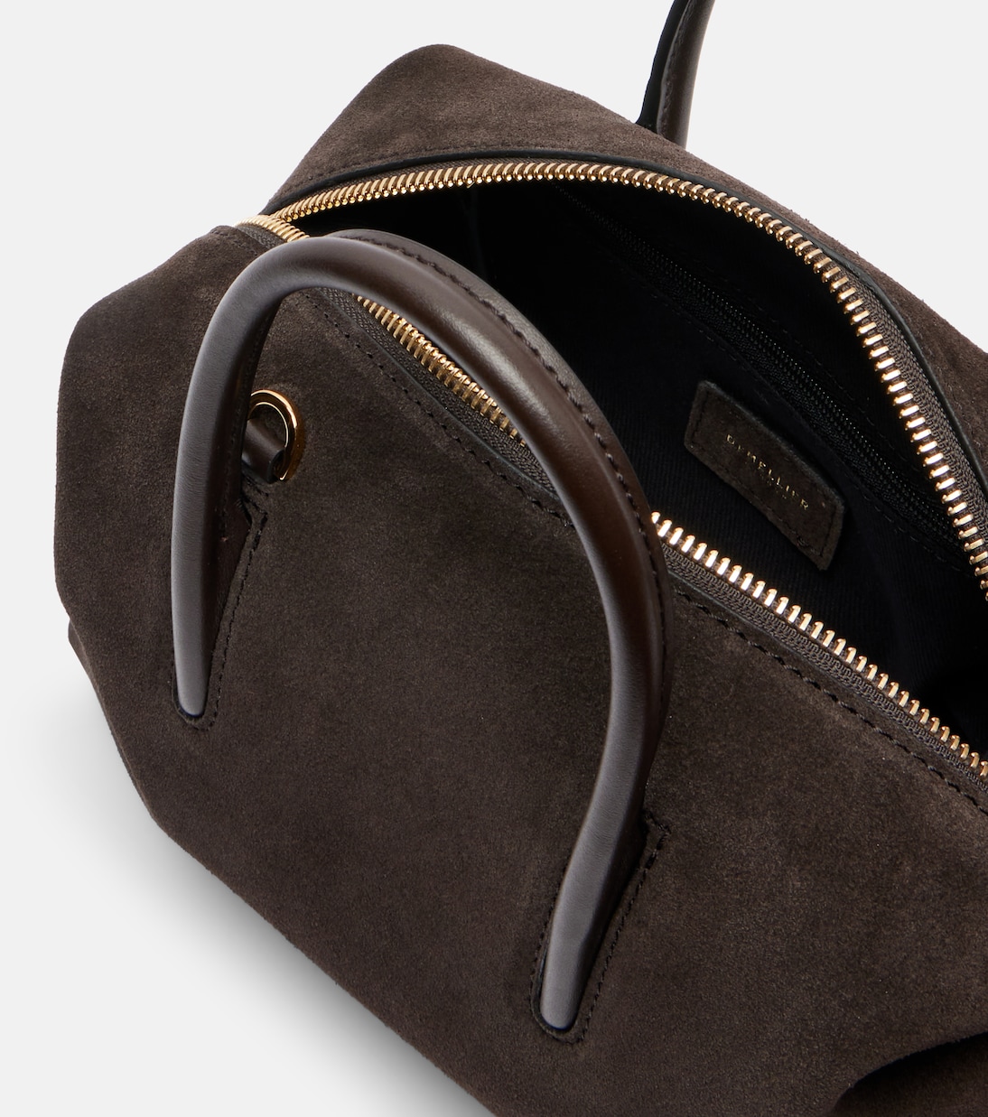 Stockholm Small suede top-handle bag | DeMellier