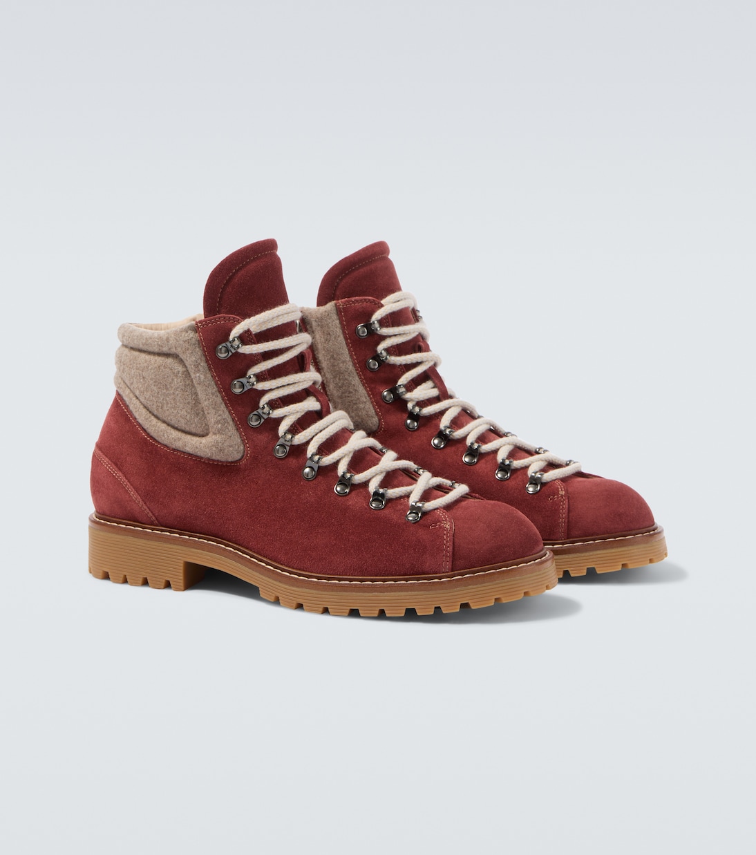 Suede lace-up boots | Eleventy
