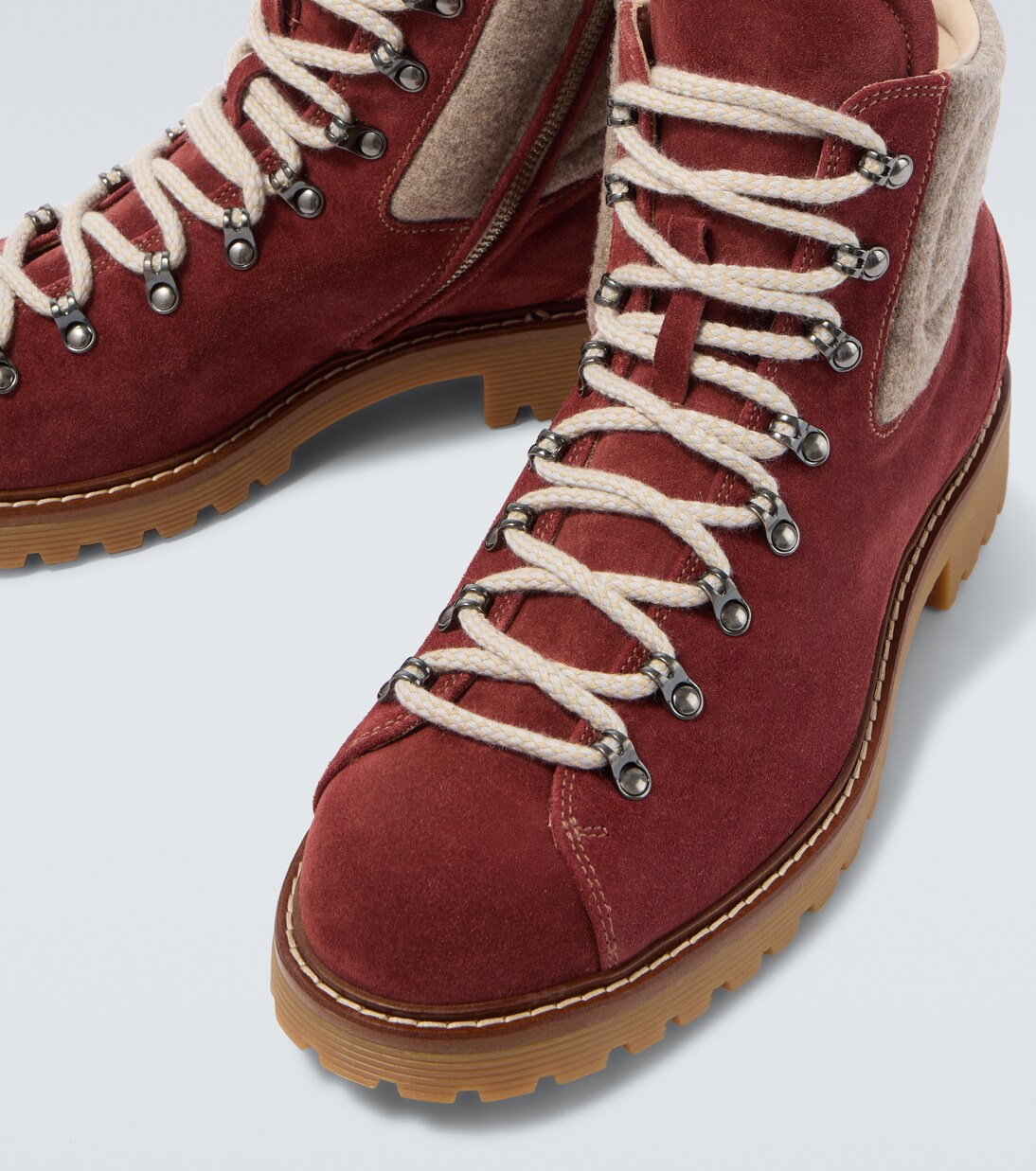 Suede lace-up boots | Eleventy