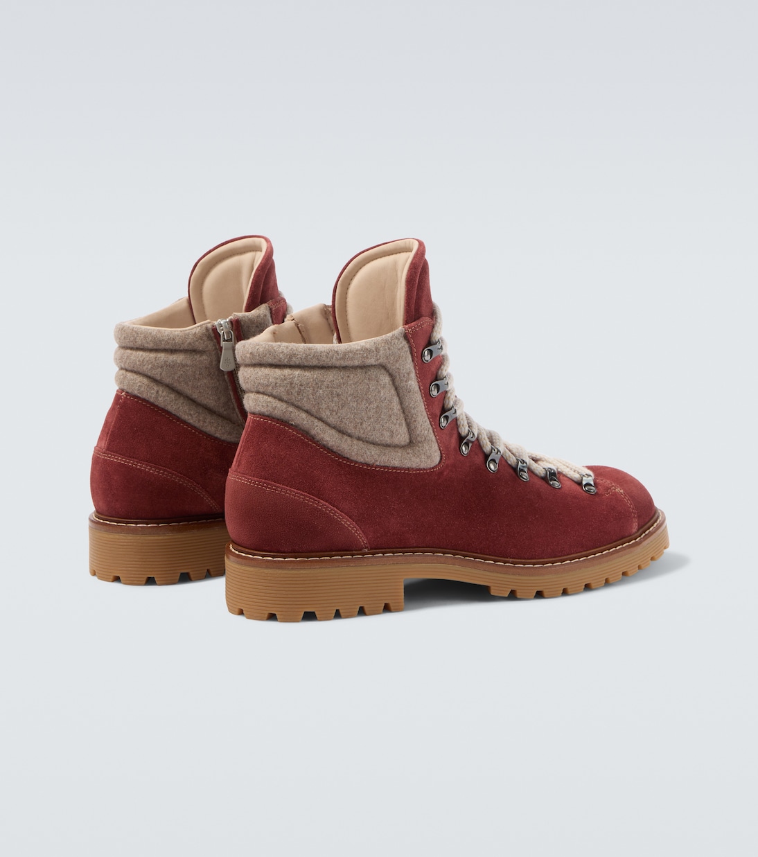 Suede lace-up boots | Eleventy