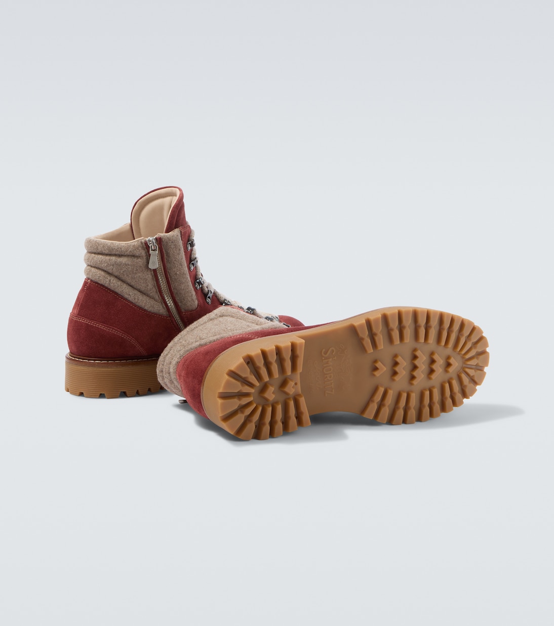Suede lace-up boots | Eleventy